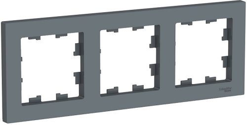 Рамка универсальная Systeme Electric AtlasDesign 3-м. грифель фото Рамка универсальная Systeme Electric AtlasDesign 3-м. грифель картинка